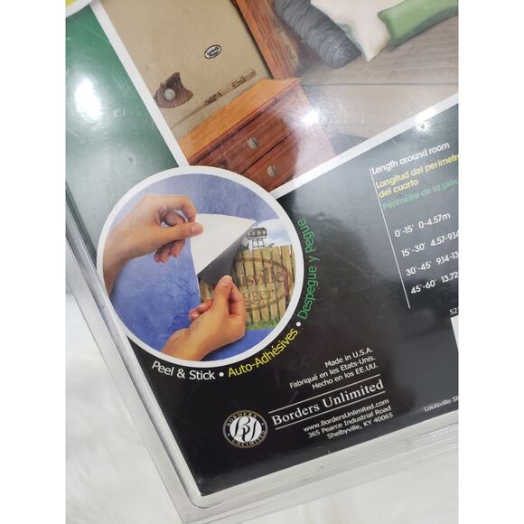 Louisville Slugger Adhesive Removable Wall Paper Baseball Nursery Boy Room Decor - Picture 8 of 8